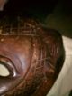 Rare Vtg Antique Congo/kongo African Hand - Carved And Worn Wooden Ceremonial Mask Other photo 4