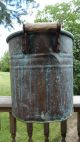 Antique Victorian Age 1800 ' S Copper Farm Vat Wash Tub Boiler Metalware photo 1