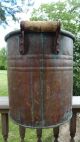 Antique Victorian Age 1800 ' S Copper Farm Vat Wash Tub Boiler Metalware photo 3