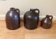 Antique Stoneware Brown Salt Glazed Shoulder Jug Gallon+ Fine Jugs photo 11