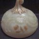 Exquisite Antique 1898 Northwood ' Louis Xv ' Custard Glass Covered Butter Dish Dishes photo 3