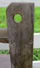 Antique Handmade Folk Art Dark Wood Wall Hanging Shelf Yqz Primitives photo 4