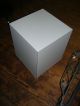 Mid Century Modern White Formica Vintage Cube End Table Night Stand Display Post-1950 photo 3