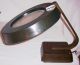 Lightolier Art Deco Desk Lamp Brass Base Enamel On Metal Shade Diffuser Intact Art Deco photo 2