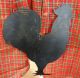 Hand Crafted & Painted Primitive Style Metal 
