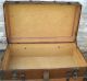 Antique Steamer Trunk - Flat Top - Coffee Table - Restoration Project 1900-1950 photo 4