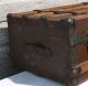 Antique Steamer Trunk - Flat Top - Coffee Table - Restoration Project 1900-1950 photo 6