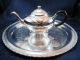 Silver Plate Tea Pot Set – Tea Pot,  Creamer,  Sugar And A Tray - From Wm.  A.  Rogers Tea/Coffee Pots & Sets photo 1