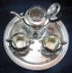 Silver Plate Tea Pot Set – Tea Pot,  Creamer,  Sugar And A Tray - From Wm.  A.  Rogers Tea/Coffee Pots & Sets photo 3