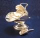 Silver Plate Fine Hand Engraved Pedestal Sugar Scuttle And Scoop Made In England Creamers & Sugar Bowls photo 4