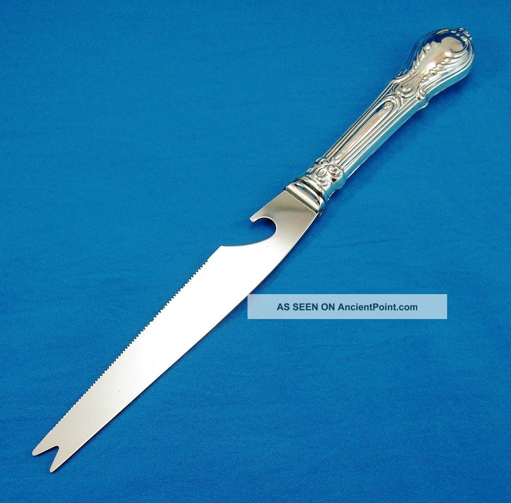 Sterling Silver Hollow Handle,  Bar Knife - E.  Parker & Sons,  Sheffield,  England Other photo