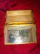 Vintage Globe Oak Wood File Index Card Cabinet Box Boxes photo 6