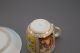 Antique German? Dresden? Porcelain Cup And Saucer Figural Floral Yellow Cups & Saucers photo 7