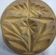 Antique Butter Stamp/print/mold Stylized Pineapple Deep Detail With Border Primitives photo 1
