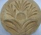 Antique Butter Stamp/print/mold Pineapple Deep Detail With Border 4 Primitives photo 1