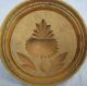 Antique Butter Stamp/print/mold Pineapple Deep Detail With Border 3 Primitives photo 1