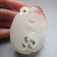 100%natural Hand - Carved Chinese Huanglong Jade Statue - Bergamot Melon Jinchan Nr Other photo 6