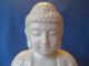Vintage Meditating Buddha Porcelain Figurine W/ Peaceful Serene Face,  Circa 1970 Buddha photo 7