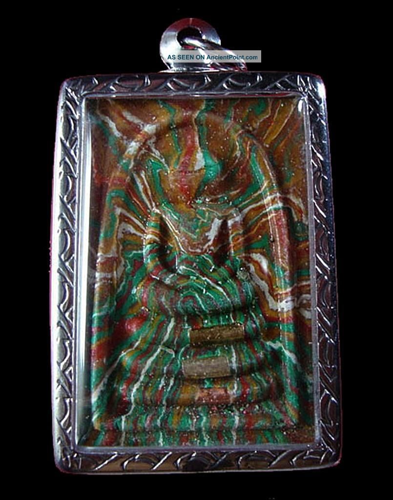 Classic Thai Amulet Buddha Collection Phra Somdej Rainbow Lp Pae 3 Takrud Amulets photo