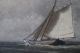 Antique Framed Oil Painting Of Pilot Boat 11/signed/william E.  Norton/1877 Other photo 4