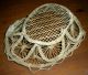 Antique 1800s Maritime Primitive Folk Art Sailor Made Basket Vafo Primitives photo 4