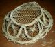 Antique 1800s Maritime Primitive Folk Art Sailor Made Basket Vafo Primitives photo 5