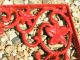 2 Cast Iron Corbels Braces Wall Shelf Support Brackets Island Red Reproductions photo 5