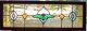 Stained Glass Window Transom - Wooden Frame Panel 1940-Now photo 3