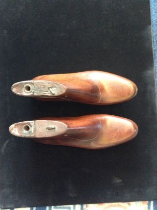 Matching Pair Cuban Mahogany Cobblers Shoe/boot Molds photo