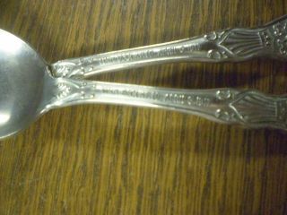 2 Ww I Commemorative Spoons Silver Plate Vintage Estate Find photo