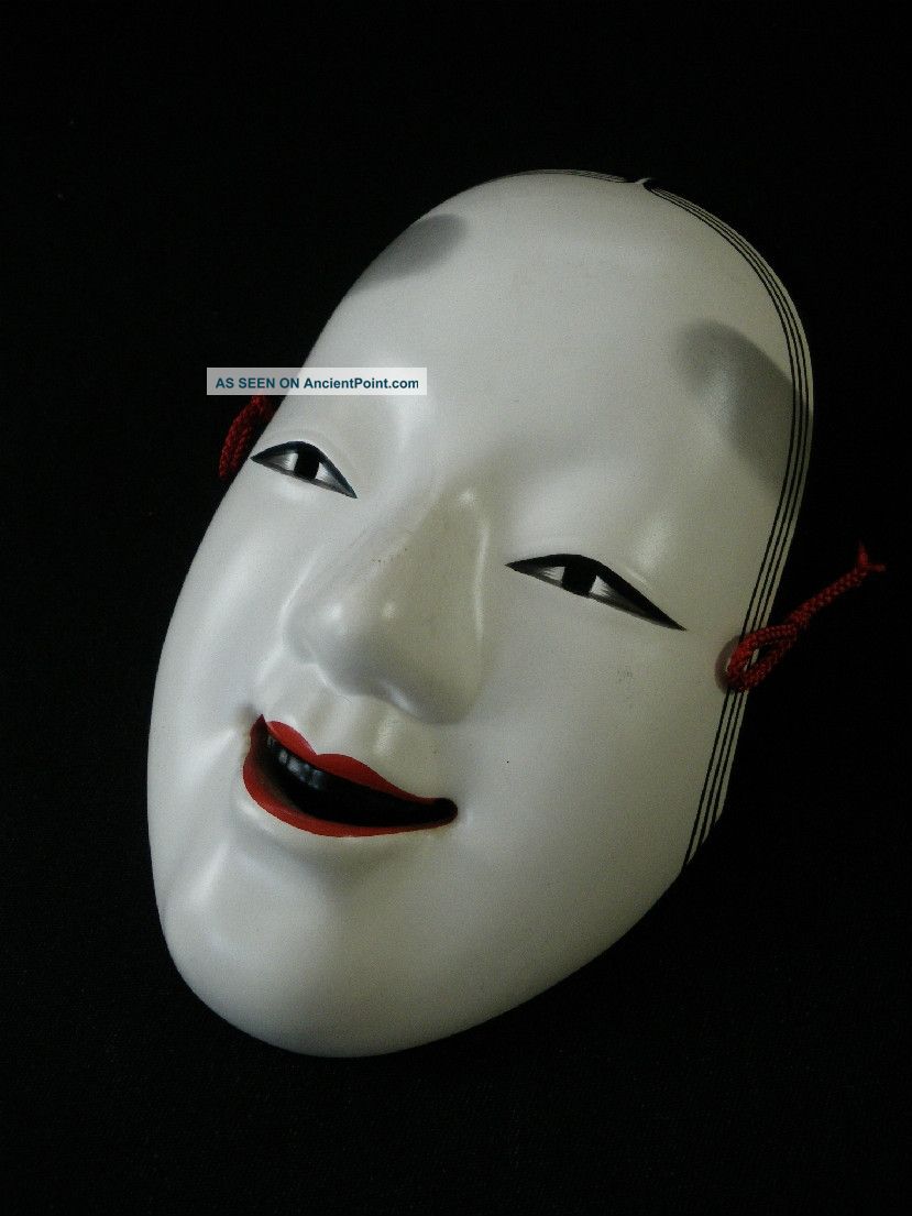 Noh Mask Japanese Ko - Omote Young Woman Kyogen■■ Masks photo
