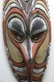 Bargain Hand Painted Papua New Guinea Tribal Face Mask Sepik Region C 1970 Pacific Islands & Oceania photo 1
