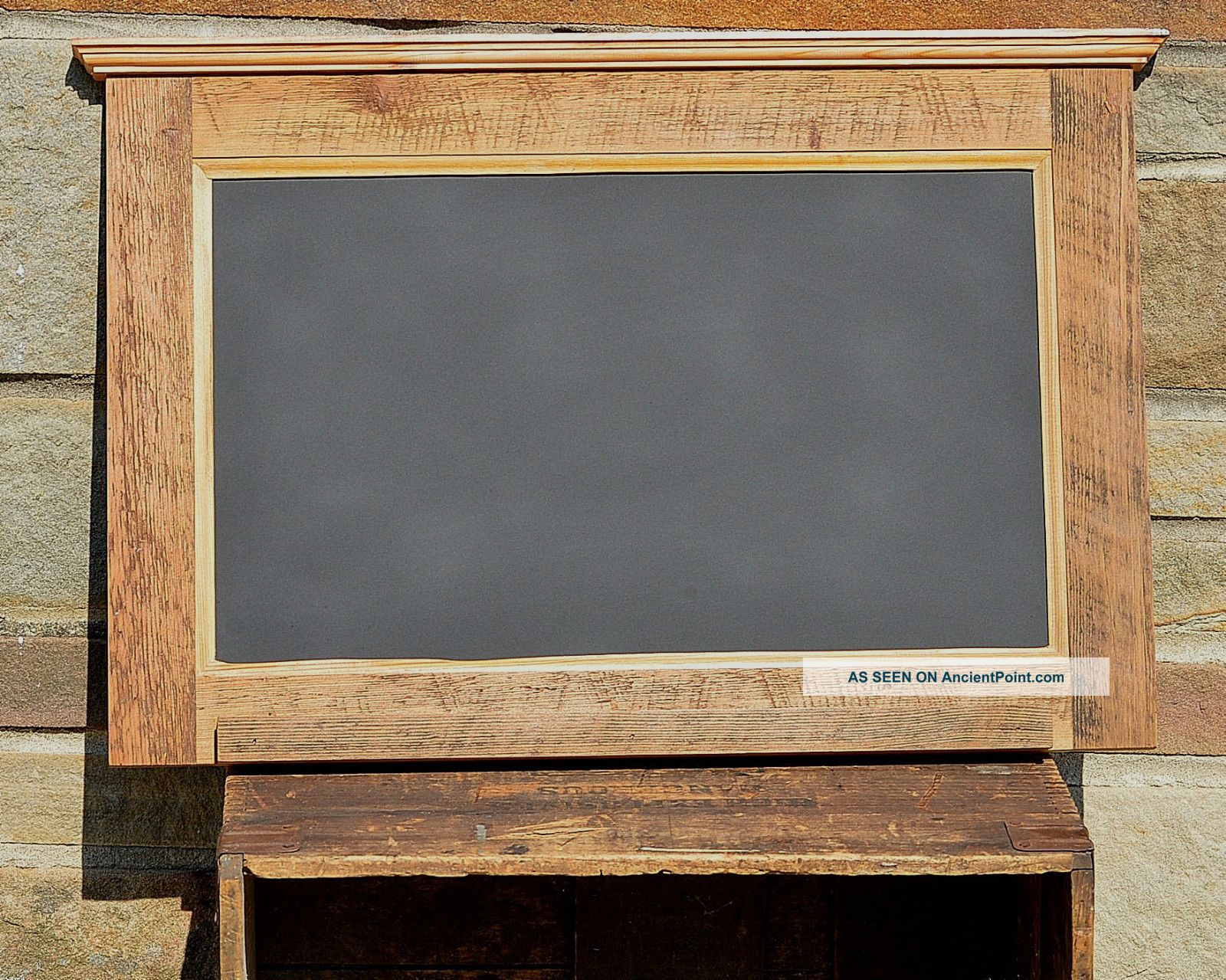 Country Kitchen Chalkboard Handcrafted W/150 Yr Old Hemlock Barnwood Hl6 Primitives photo