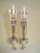Set Of 2 Pcs Vintage Old Germany Glass & Brass Syringes Injecta Boxed Other photo 3