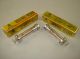 Set Of 2 Pcs Vintage Old Germany Glass & Brass Syringes Injecta Boxed Other photo 5