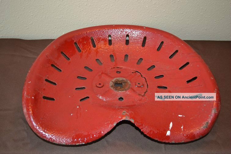 Antique Tractor Seat Cast Heavy Metalvintage Shabby Farm Chic