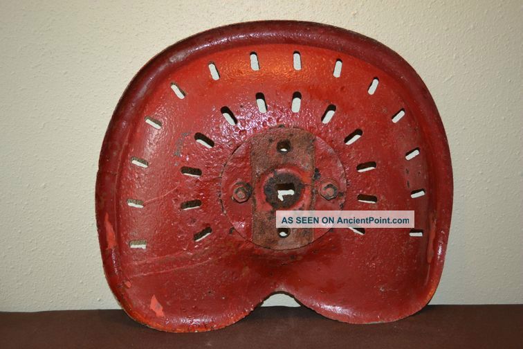 Antique Tractor Seat Cast Heavy Metalvintage Shabby Farm Chic