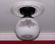 ((basketweave) Ceiling Lamp Light Glass Shade Fixture Kitchen Bath Porch Hall Chandeliers, Fixtures, Sconces photo 1