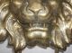 Vintage Solid Brass Lion Head 12 