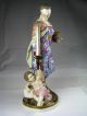 Kpm Porcelain Figurine Goddess Femida,  Cherub By Krister Waldenburg Germany C1904 Figurines photo 1