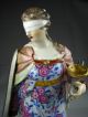 Kpm Porcelain Figurine Goddess Femida,  Cherub By Krister Waldenburg Germany C1904 Figurines photo 5