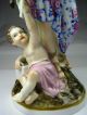 Kpm Porcelain Figurine Goddess Femida,  Cherub By Krister Waldenburg Germany C1904 Figurines photo 8