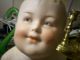 Heubach Piano Baby - Large - Antique German Bisque Piece - Awesome Condition - Wow Figurines photo 4