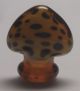1 Decorative Arts Leopard Dots Heart Brown Glass Bottle Craft Cork Charm Dangle Perfume Bottles photo 2