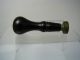 A Wax Seal Brass W/ Wooden Handle 