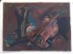 Early Cubist Modernist Abstract Still Life Painting Richard Langseth - Christensen Art Deco photo 11