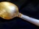 Antique Hand - Carved Swedish Cow Horn Ladle Spoon 19th Century Rustic Primitives photo 2