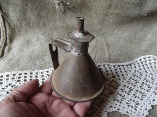 Antique (, Not Reproduction) Ca 1800 - S Whale / Seal Oil Lamp European photo