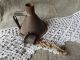 Antique (, Not Reproduction) Ca 1800 - S Whale / Seal Oil Lamp European Primitives photo 4