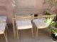 Salterini Ribbon Series Wrought Iron Dining / Patio/ Garden Table And 4 Chairs Mid-Century Modernism photo 1